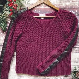 Crop sweater